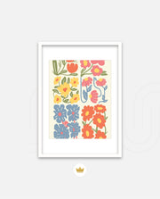 Vibrant Floral Patch