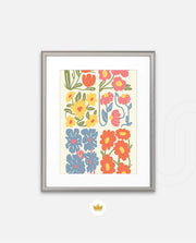 Vibrant Floral Patch