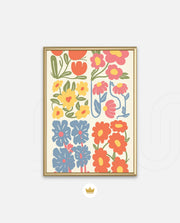 Vibrant Floral Patch