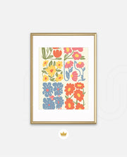 Vibrant Floral Patch