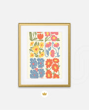 Vibrant Floral Patch