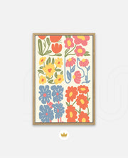 Vibrant Floral Patch
