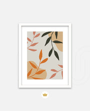 Earthy Leaf Pattern