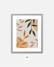 Earthy Leaf Pattern