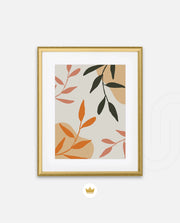 Earthy Leaf Pattern