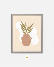 Earthen Vase Botanical