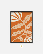 Tangerine Floral Flow