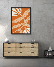Tangerine Floral Flow