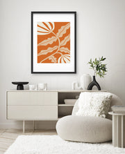 Tangerine Floral Flow