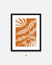 Tangerine Floral Flow