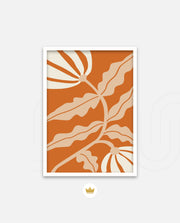 Tangerine Floral Flow