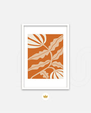Tangerine Floral Flow