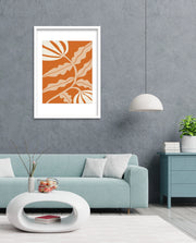 Tangerine Floral Flow