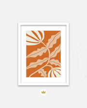Tangerine Floral Flow