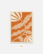 Tangerine Floral Flow