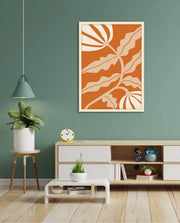 Tangerine Floral Flow