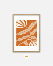 Tangerine Floral Flow