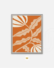 Tangerine Floral Flow