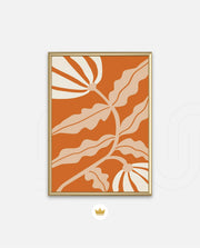 Tangerine Floral Flow
