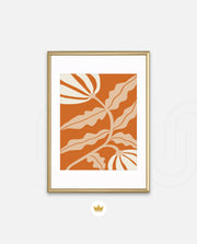 Tangerine Floral Flow