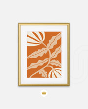 Tangerine Floral Flow