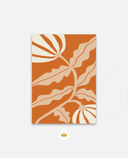 Tangerine Floral Flow