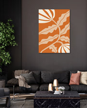 Tangerine Floral Flow