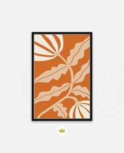 Tangerine Floral Flow