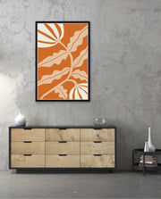 Tangerine Floral Flow