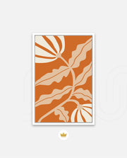 Tangerine Floral Flow
