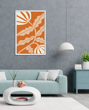 Tangerine Floral Flow