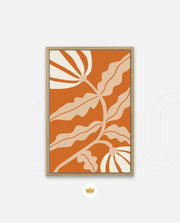 Tangerine Floral Flow