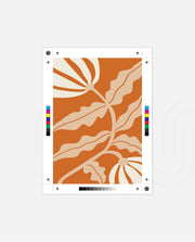Tangerine Floral Flow