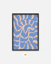 Periwinkle Botanical Waves