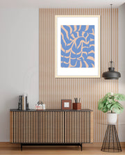 Periwinkle Botanical Waves
