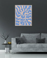 Periwinkle Botanical Waves