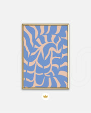 Periwinkle Botanical Waves