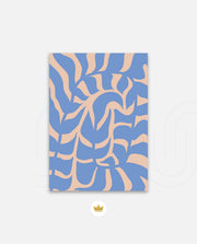 Periwinkle Botanical Waves