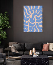Periwinkle Botanical Waves