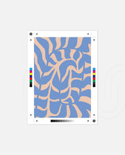 Periwinkle Botanical Waves