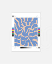 Periwinkle Botanical Waves