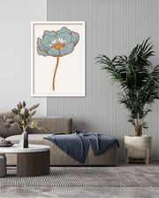 Vintage Blue Poppy