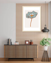 Vintage Blue Poppy