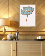 Vintage Blue Poppy