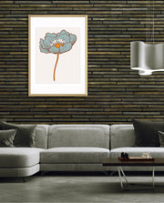 Vintage Blue Poppy