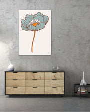 Vintage Blue Poppy
