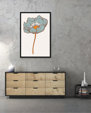 Vintage Blue Poppy