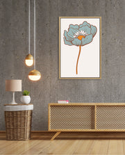 Vintage Blue Poppy
