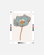 Vintage Blue Poppy