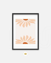 Peach Daisy Duo